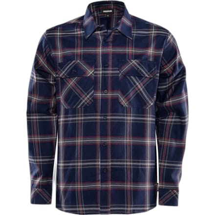 Fristads Flanellen Overhemd 7421 Msf - Marineblauw - M