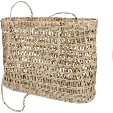 Tote bag van zeegras Rex London