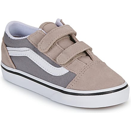 Vans Vans Old Skool V 2-tone Sneakers grijs Textiel