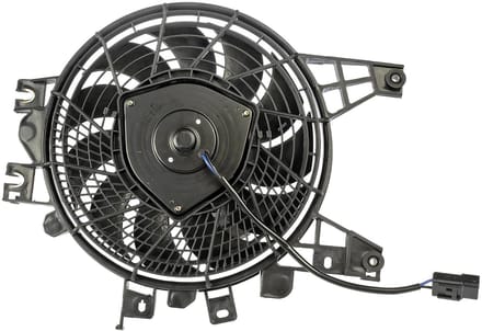 Radiator Ventilator - Koelventilator Motor - Motor Koelen - Directe Vervanging - 49.78 cm Lengte - Zwart