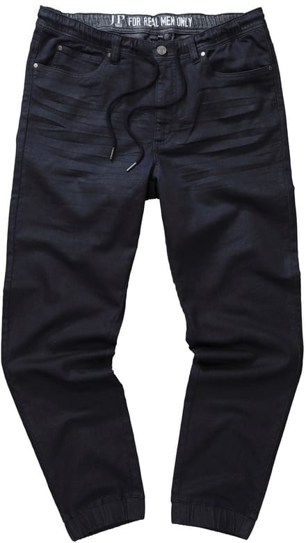JP 1880 - Heren - Instapbroek FLEXNAMIC® elastische tailleband - Mat nachtblauw - Maat 6XL
