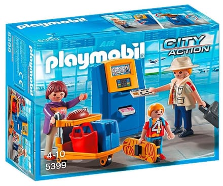 Playmobil Vakantiegangers aan incheckbalie - 5399