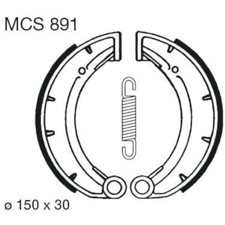 Remschoenset TRW MCS891
