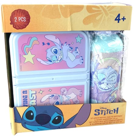 Disney Stitch lunchset – Lunchbox & drinkfles 520 ml – Kinder schoolset – cadeau