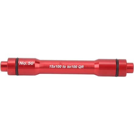 Steekasnaaf 15x100mm naar 9x100mm Aluminiumlegering Compacte Fietsaanhanger Steekasadapter Rood red