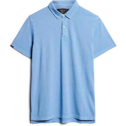 Superdry Studios Jersey Korte Mouw Poloshirt Blauw S Man