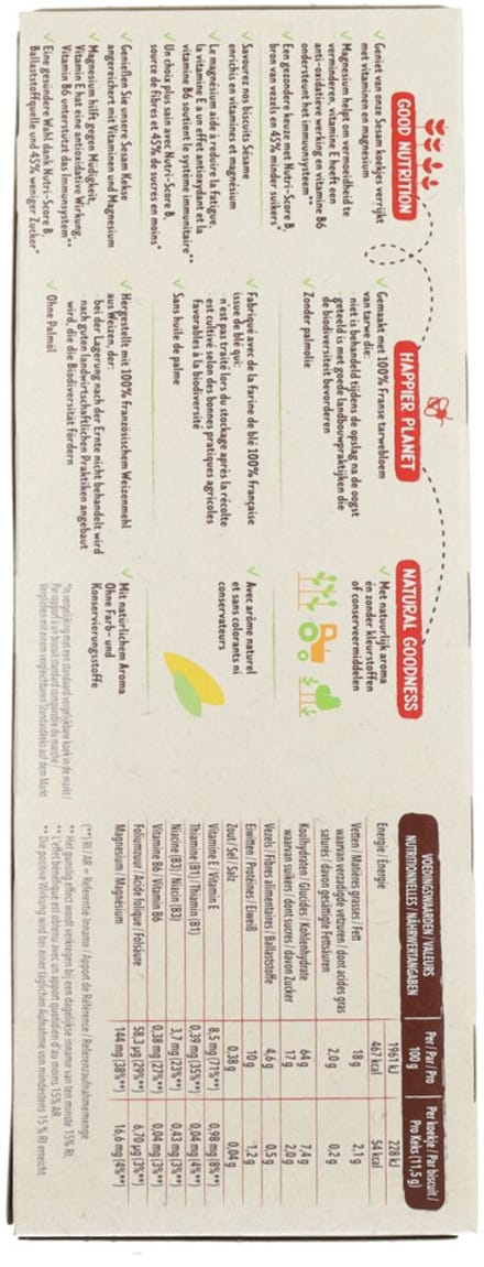 Céréal Koekjes Sesam - 3 x 230 gr - Voordeelverpakking