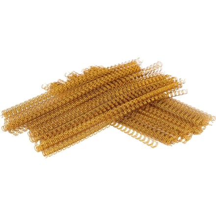 100 stuks Dubbele Lus Draad Binding Rug 20 Vel Capaciteit 3:1 Steek 34 Schakels 6,4 mm Diameter Set Kit