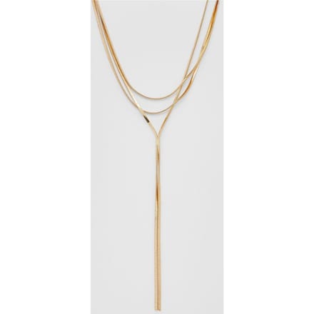 Stradivarius Lange ketting met meerdere schakels  Goud OS