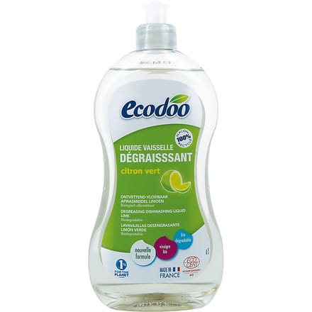Ecodoo Afwasmiddel vloeibaar ontvettend limoen eco 500 Milliliter