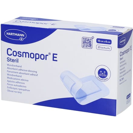 Hartmann Cosmopor E Steriel Verband 10 x 6cm 900871 25 Pleister