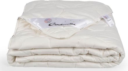 Cinderella Rumba - Wollen - Zomerdekbed - Tweepersoons - 200x220 cm - Wit