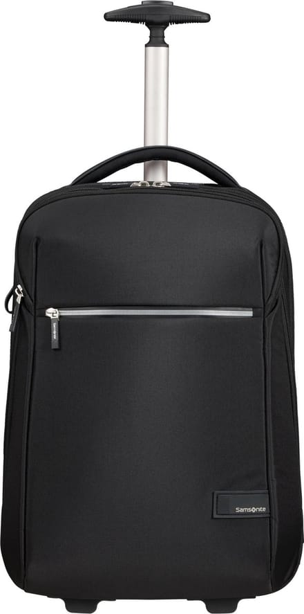 Samsonite Laptoptrolley - Litepoint Backpack op wielen 17.3 inch (Handbagage) - Black