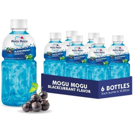 Mogu Mogu Zwarte Bes - 6 x 320 ml