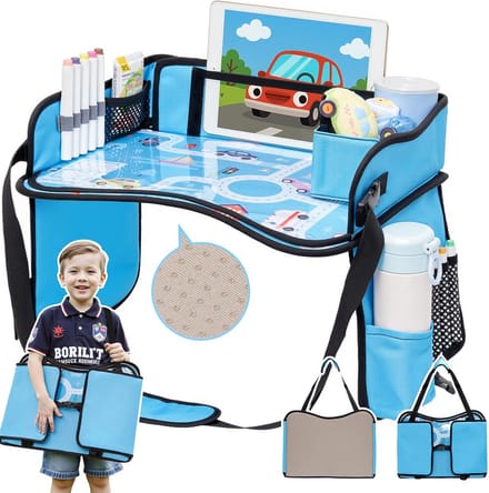 Flexibel Kinder Reisblad voor Auto en Vliegtuig - Antislip Activiteitentafel voor Peuters