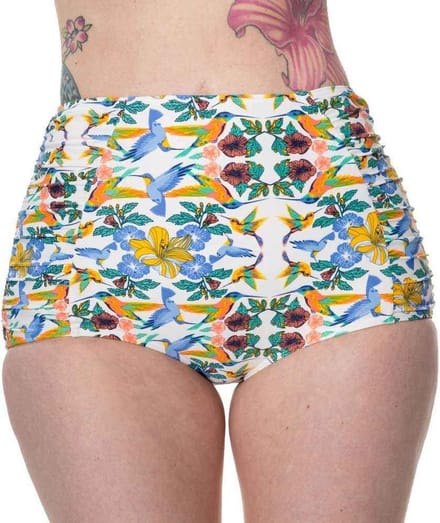 Banned - Shoreline Bikinibroekje - Bloemen - M - Multicolours