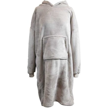Unique Living hoodie oversized chateau grey -70x110cm