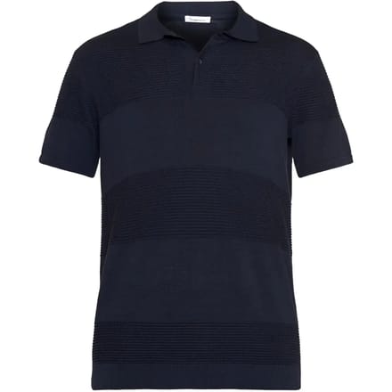 Gebreid poloshirt KnowledgeCotton Apparel Gots Vegan