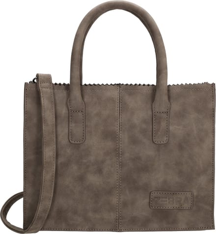 Zebra Trends Handtas Lisa XS - Schoudertas met Ritssluiting - Afneembare schouderband - Donkerbruin