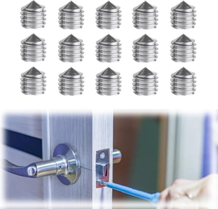Doorhandgreep met schuurpapier, M6 x 6, set van 15 voor optimale grip en afwerking
