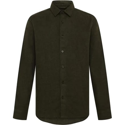 Flanellen overhemd met lange mouwen KnowledgeCotton Apparel Dune