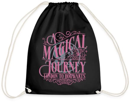 Harry Potter Perron 9 ¾ Ontwerp In Roze & Blauw Gymtas