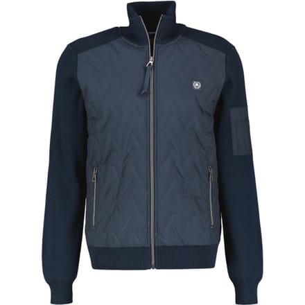 Lerros - Sweatvest - Mannen - M - 485 CLASSIC NAVY - Katoen - 2425520