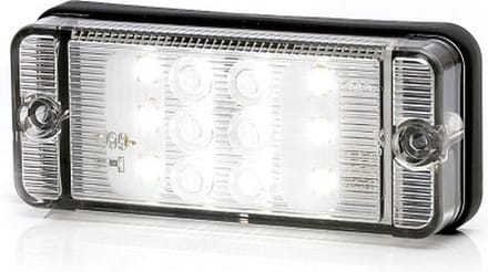 LED achteruitrijlicht - 12 LEDs - Wit - 12/24V - ECE E20