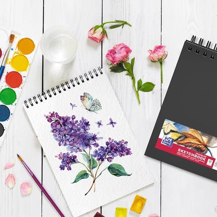 Schetsboek oxford mix media a5 40 vel spiraal | 5 stuks