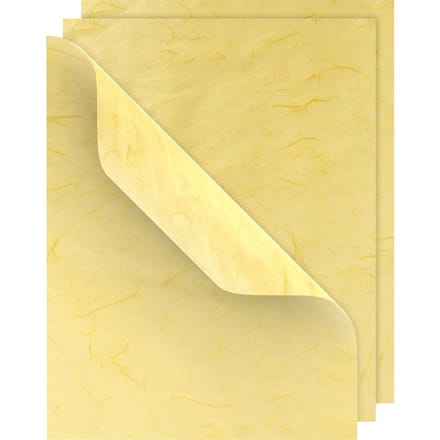 VBS Strozijde, 50x70cm, 3 vellen - Citroengeel