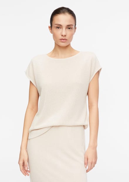 Comma  Sweatshirts Beige Maat: 44 | Sweaters Outlet | Dames | Beige