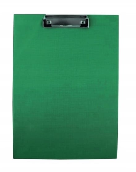 Groene A4 Clipboard Map met Klem - Taurus 32001
