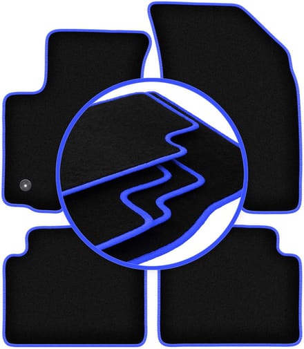CARLUX-BLUE automatten voor: Daewoo Kalos hatchback, sedan (2002-2011)
