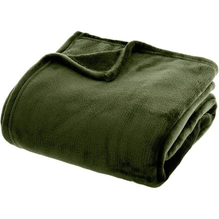 Eazy Living Plaid Flanelle 180 cm x 230 cm Kaki