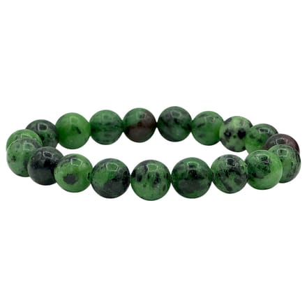 Groene Epidoot Armband - Natuursteen Kralen van 10mm - 18cm