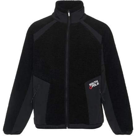 Southpole - Logo 02 Bonded Sherpa Jacket - S - Zwart