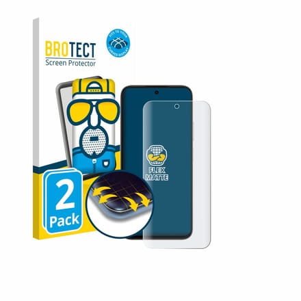 BROTECT - Screenprotector voor Oppo A6 - Folie Beschermfolie matte volledig dekking 2 Stuks
