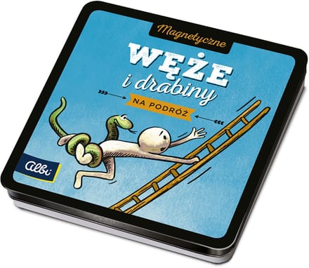 Magnetyczna gra na podróż Węże i drabiny