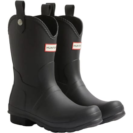 Hunter Original Cowboy Rubberen Zwarte Gummlaarzen Voor Dames