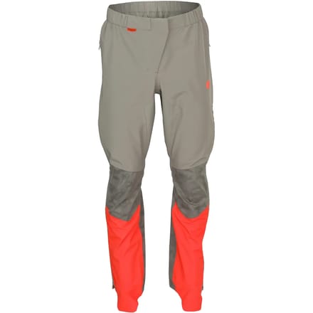 AGU Tech Commuter - Regenbroek Heren - Fietsregenbroek - Hi-vis Neon - Poray 10.000 Waterdicht - Ademend - Verstevigd Zitvlak - Reflecterende Print - M
