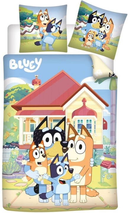 Bluey Dekbedovertrek Happy Home - 140 x 200 cm / 65 x 65 cm - Flanel