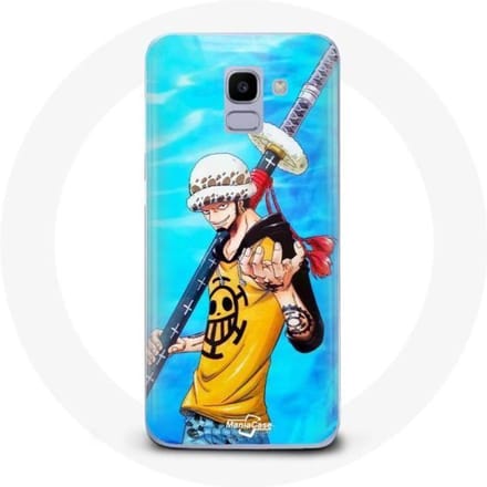 Case voor Samsung Galaxy A8 2018 One Piece Manga Trafalgar Law-zwaard