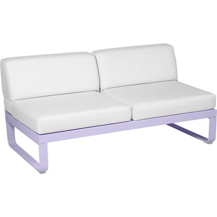 Fermob BELLEVIE 2-zits middenmodule - D1 Marshmallow - 81 witgrijs