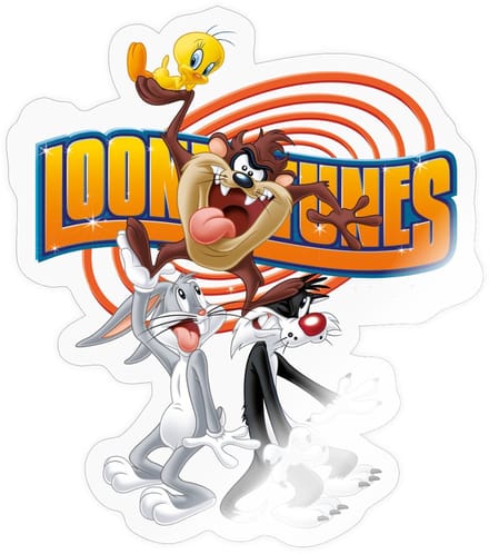 Looney Tunes Bugs Taz Tweety Sylvester Sticker Maat S (max. 10 x 10cm)