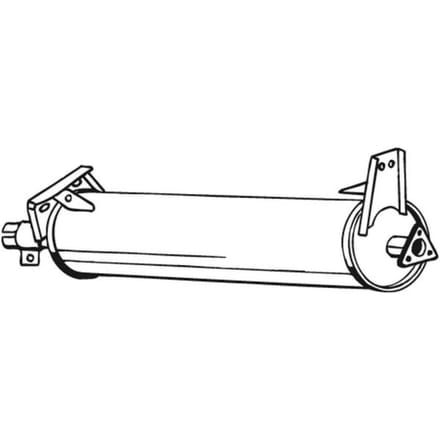Geluiddemper achter BOSAL 233-261