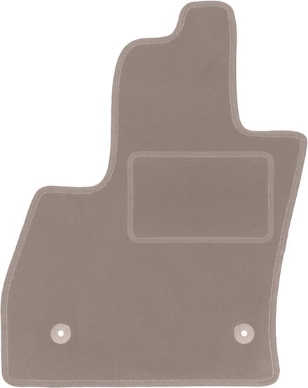 Beige bestuurdersmat voor: Fiat 500L minivan (2012-)