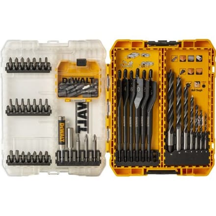 Dewalt Boor- En Bitset - Extreme Dt70758-qz - Ph/pz/torx Voor Hout - 25-50mm - 57-delig
