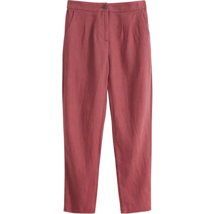 White Stuff Maddie Linen Trouser Mid Plum Größe: 22 | Stoffhosen Outlet | Damen | Weiß