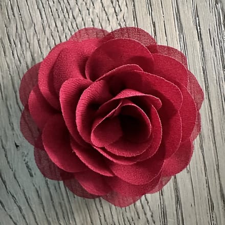 Leuke bloem (roos) op Clip - Donker Rood