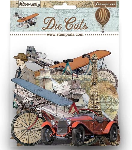 Stamperia - Around the World Die Cuts Assorted (37pcs) (DFLDC78)